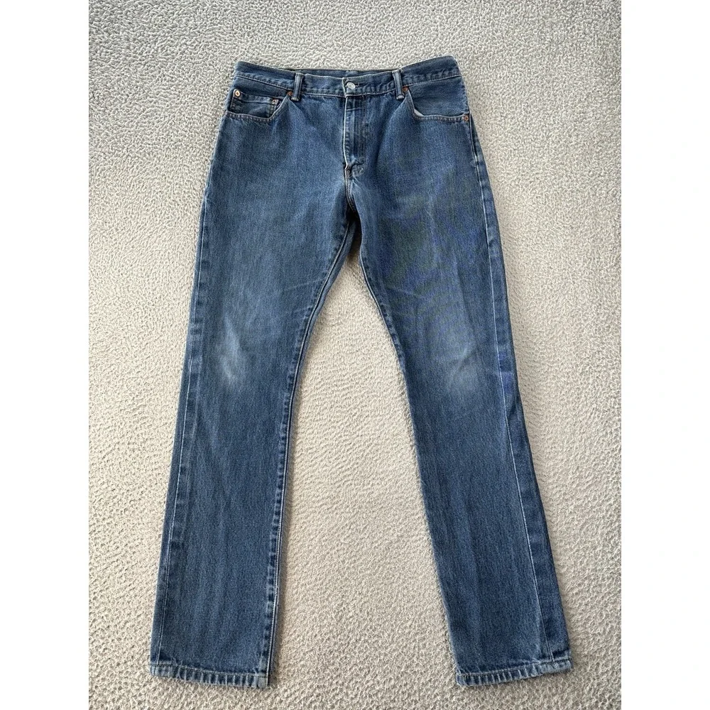 Levis 517 Jeans Mens 36x34 (Actual 34x32) Blue Western Bootcut Cowboy